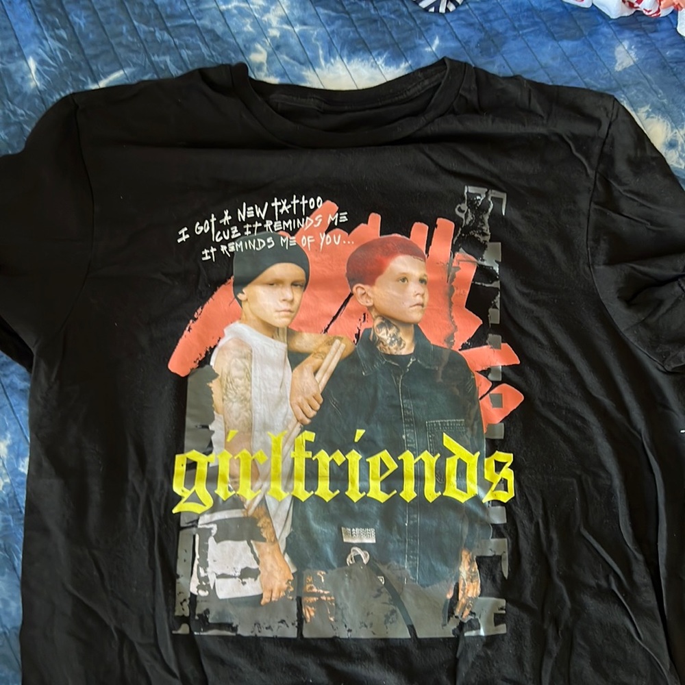 Girlfriends Band “Tattoo” official merch t shirt large